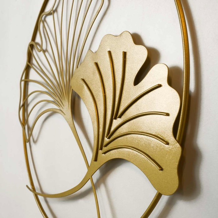 Wallity Ginkgo Leaf Metal Wall Art - APT620 Dorado Wallity Ginkgo Leaf Metal Wall Art - APT620 Dorado